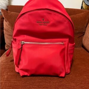 Kate Spade Red Backpack